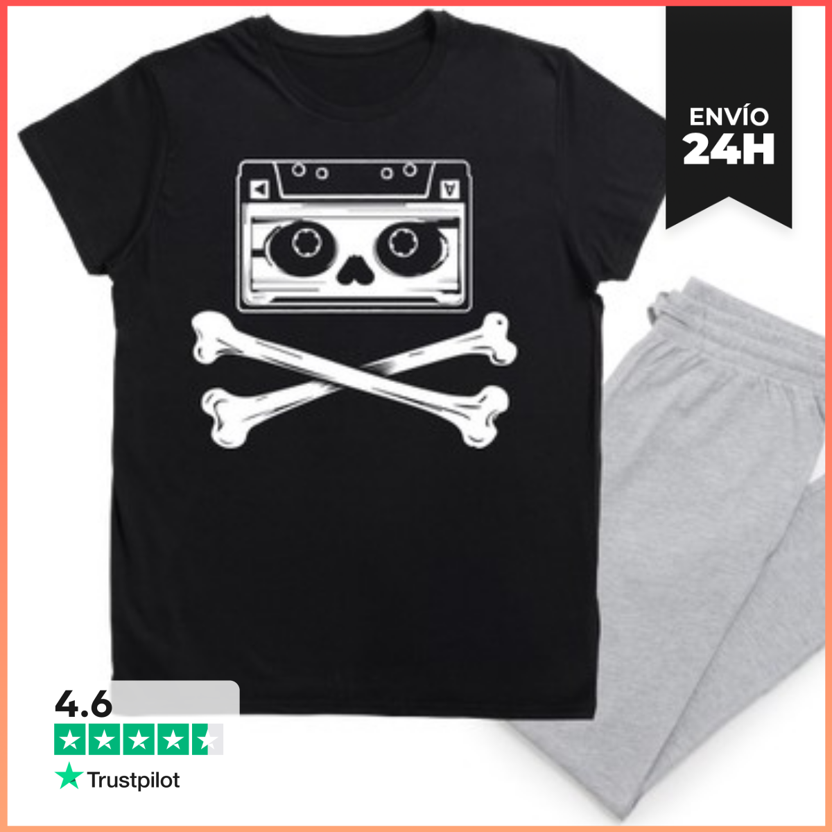 Pijama Cassette Pirata laTostadora