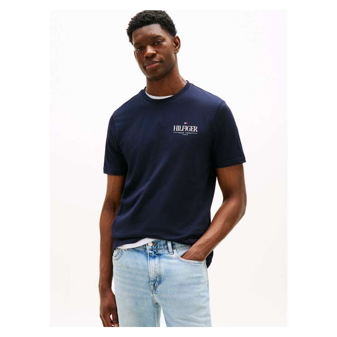 Tommy Hilfiger - Herren T-Shirt - Blau - Größe: XXXL - bei Tara-M