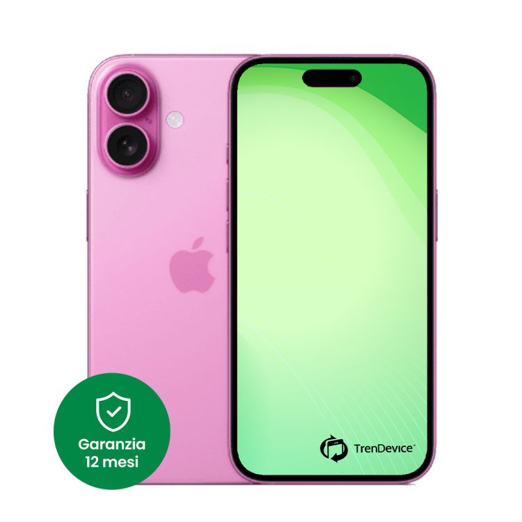 iPhone 16 256 GB Rosa Sim Card (include slot sim) A Ricondizionato