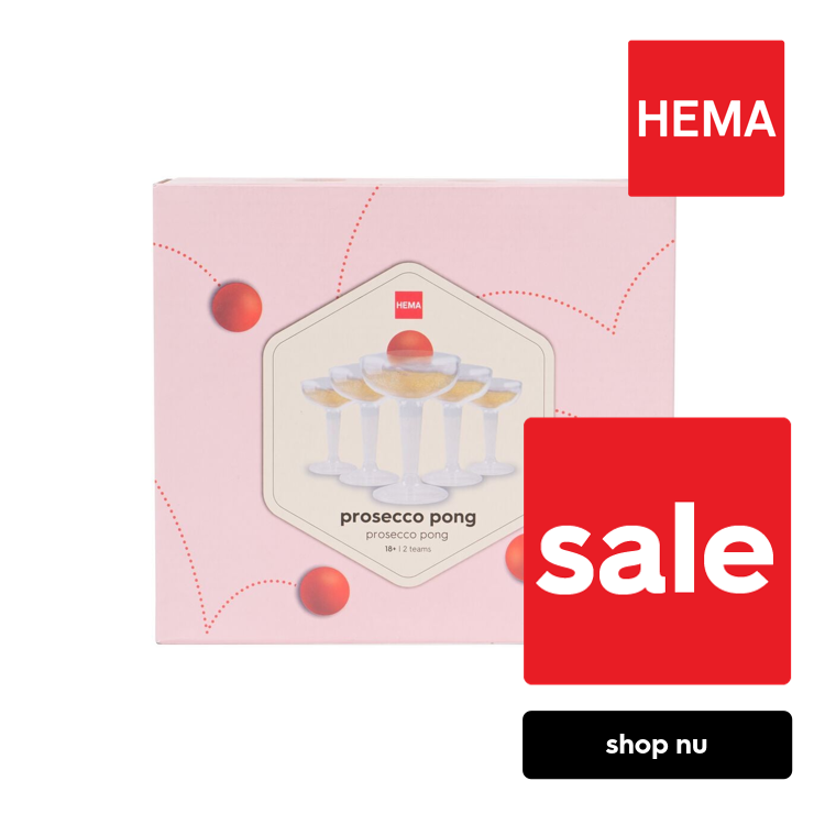 HEMA Prosecco pong