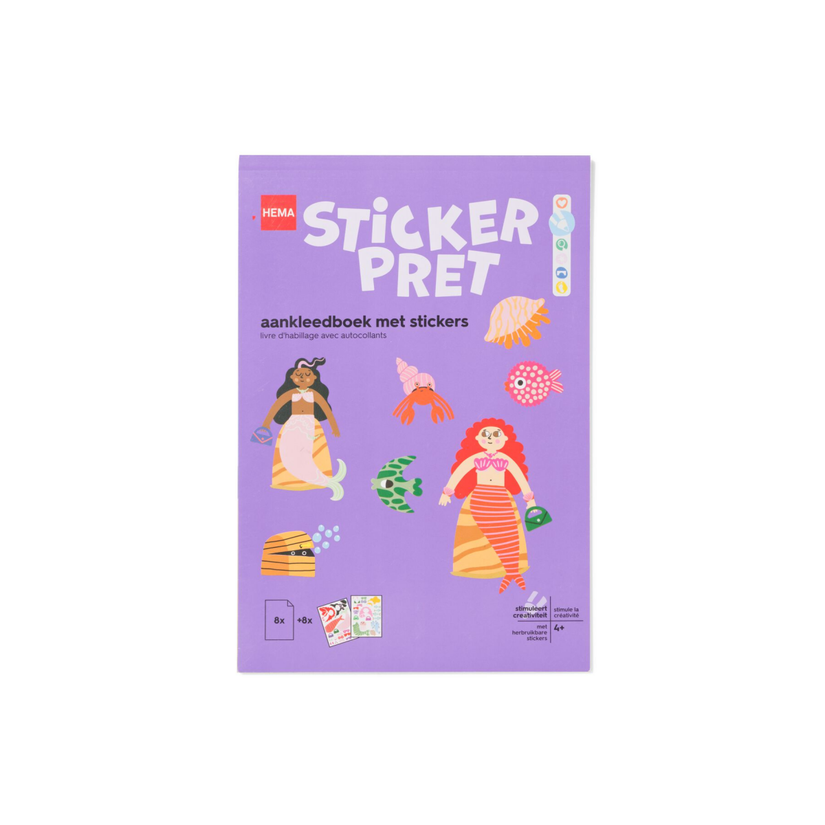 HEMA Aankleedboek met stickers zeemeerminnen
