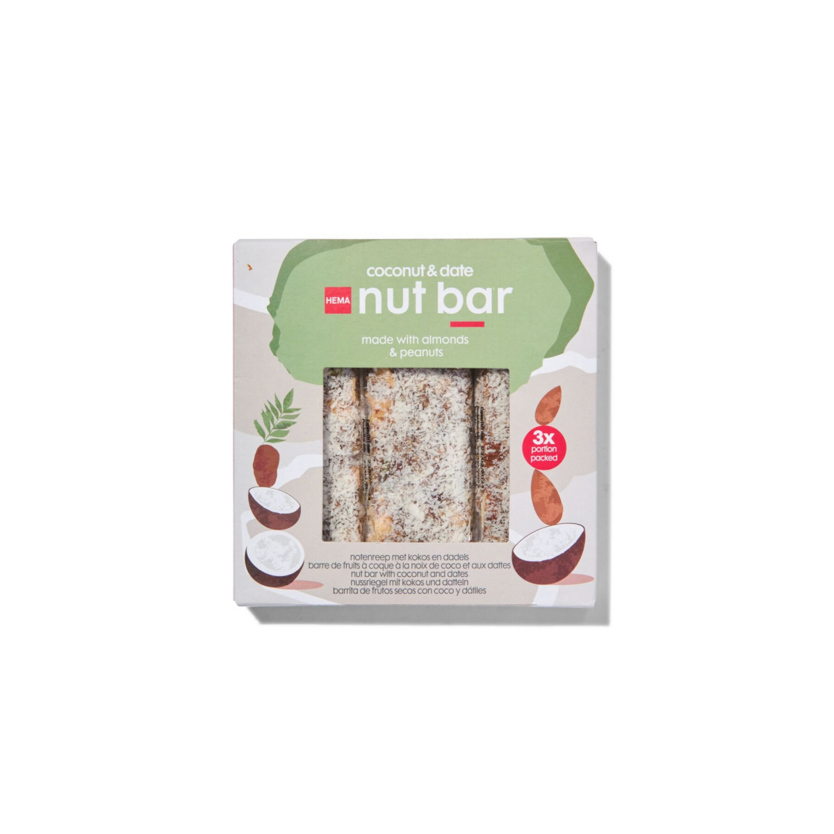 HEMA Notenrepen met kokos en dadels