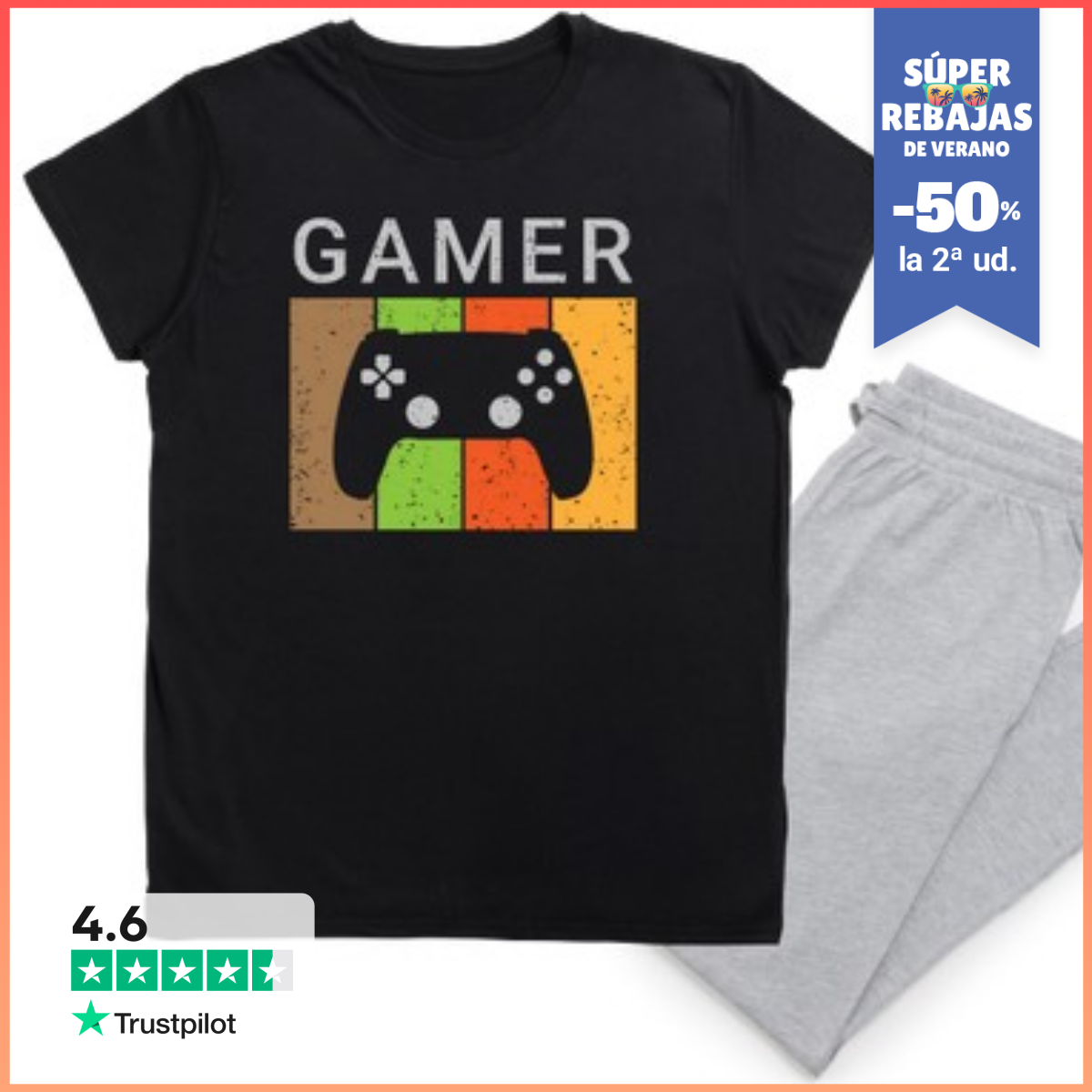 Pijama Joystick Gamer LaTostadora