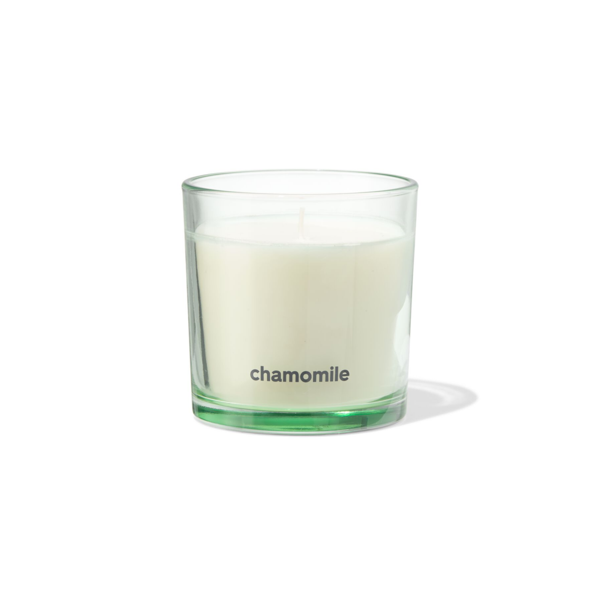 HEMA HEMA Geurkaars In Glas ⌀10x10cm Kamille (lichtgroen)