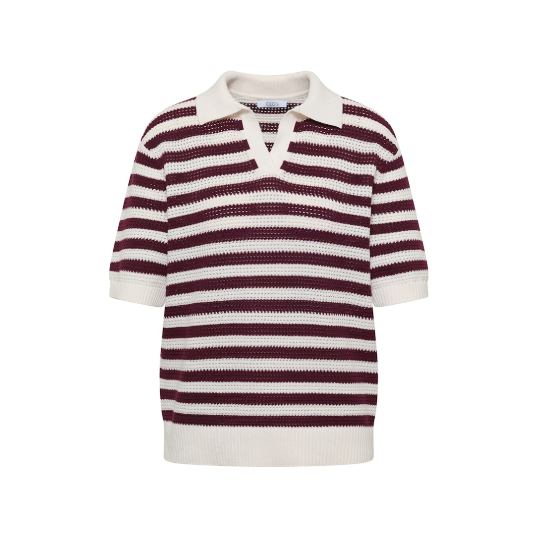 Cecil - Damen Pullover - sweet grape red - Größe: L - bei Tara-M