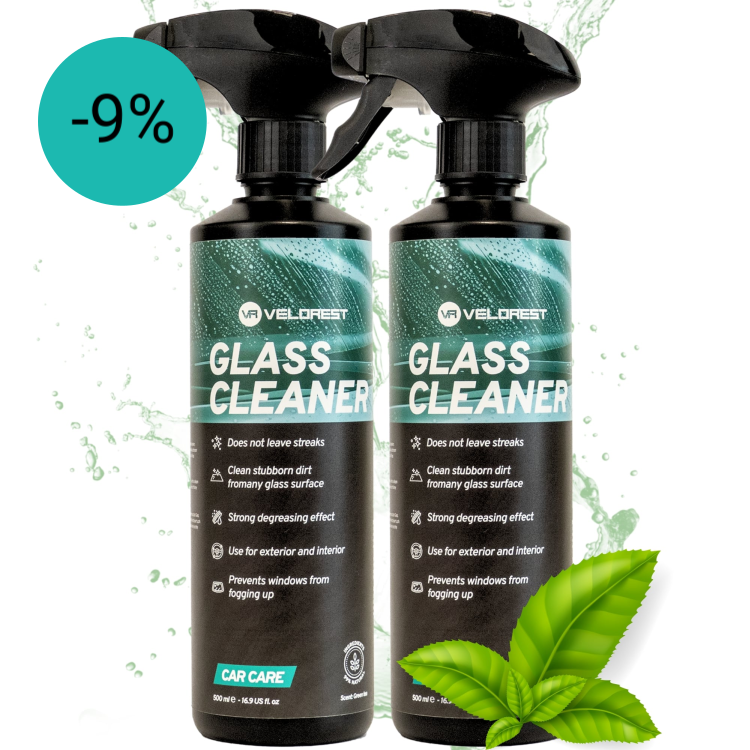 2-pack Velorest Glass Cleaner 2x500ml / ruitenreiniger auto | Glasreiniger Auto | Dutch Performance Products