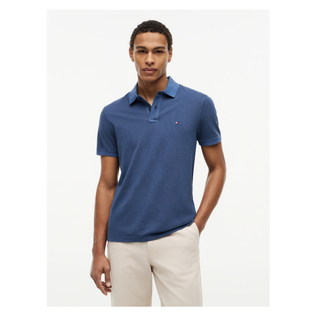 Tommy Hilfiger - Herren Poloshirt - Blau - Größe: L - bei Tara-M