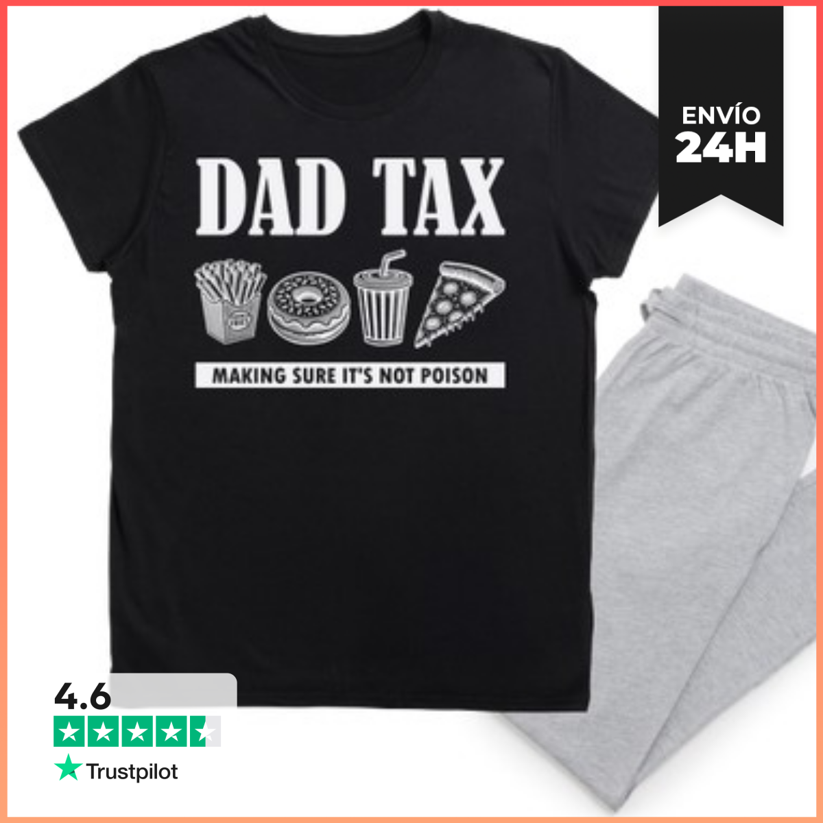 Pijama DAD TAX MAKING SURE ITS NOT POISON laTostadora