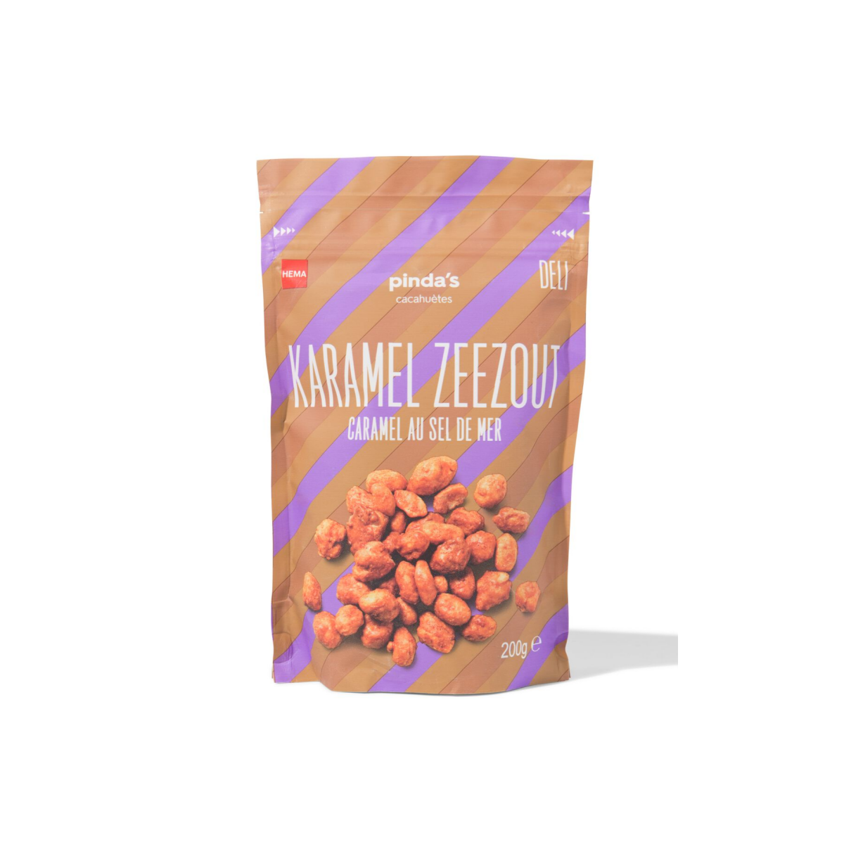 HEMA Gecoate pinda karamel zeezout 200g