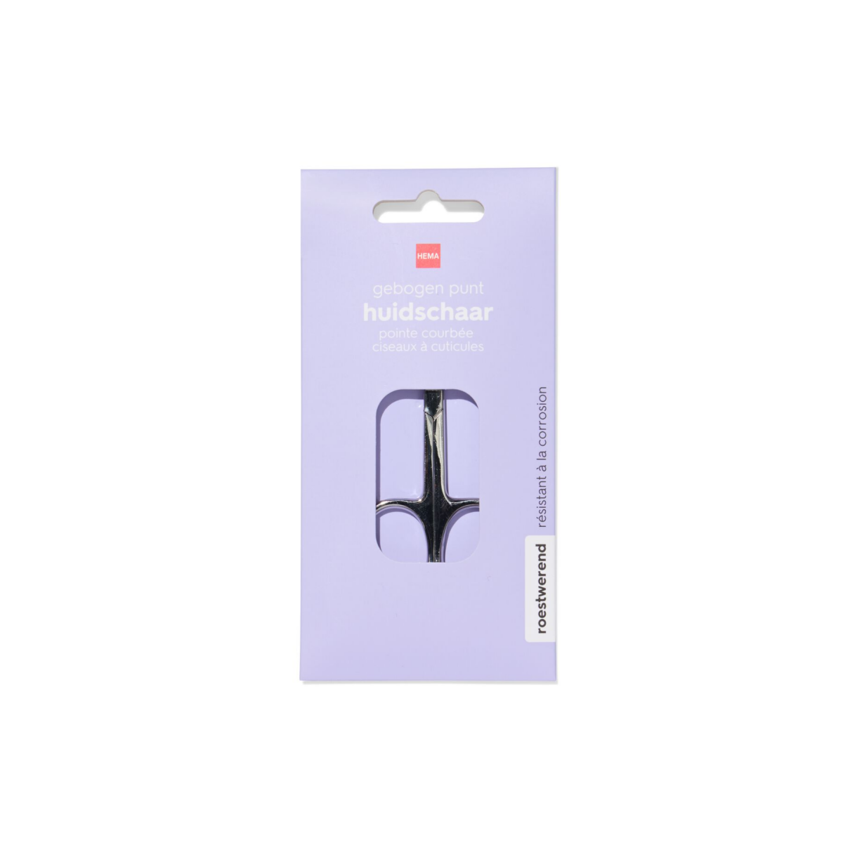 HEMA Huidschaar gebogen punt rvs