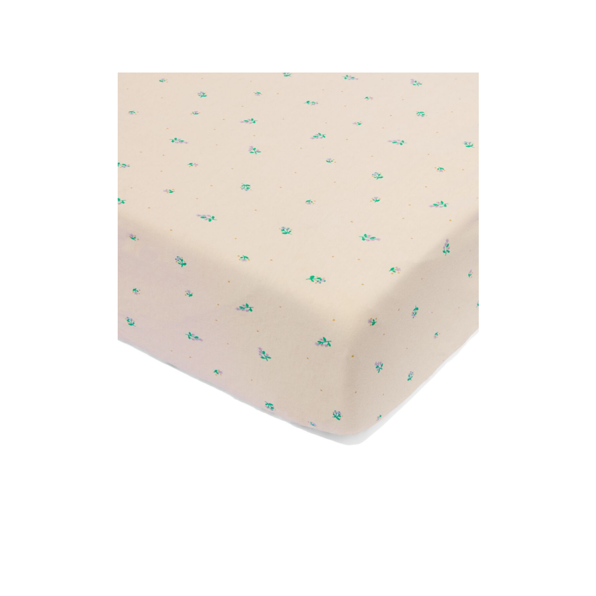HEMA HEMA Hoeslaken Voor Ledikant 60x120 Bloemen