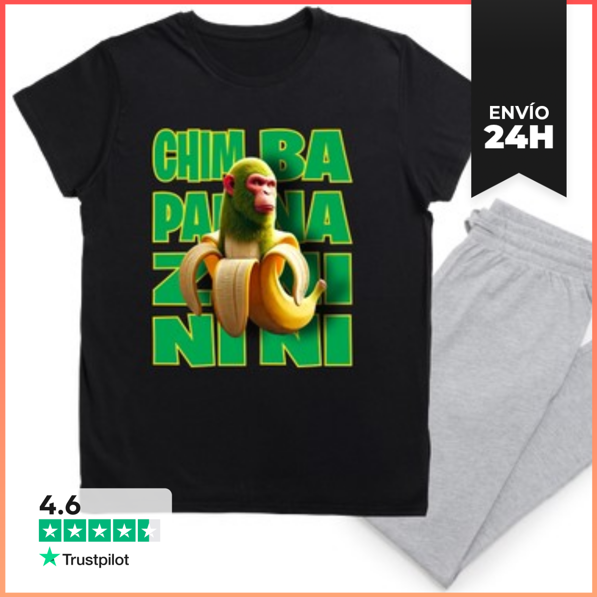 Pijama Chimpanzini Bananini LaTostadora