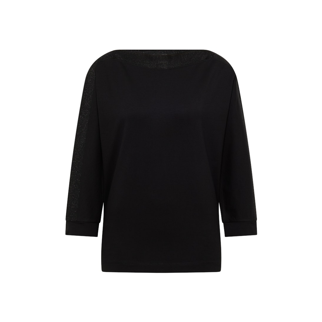 cecil Shirt Batwing Tape Baumwolle-Modal-Elasthan Black