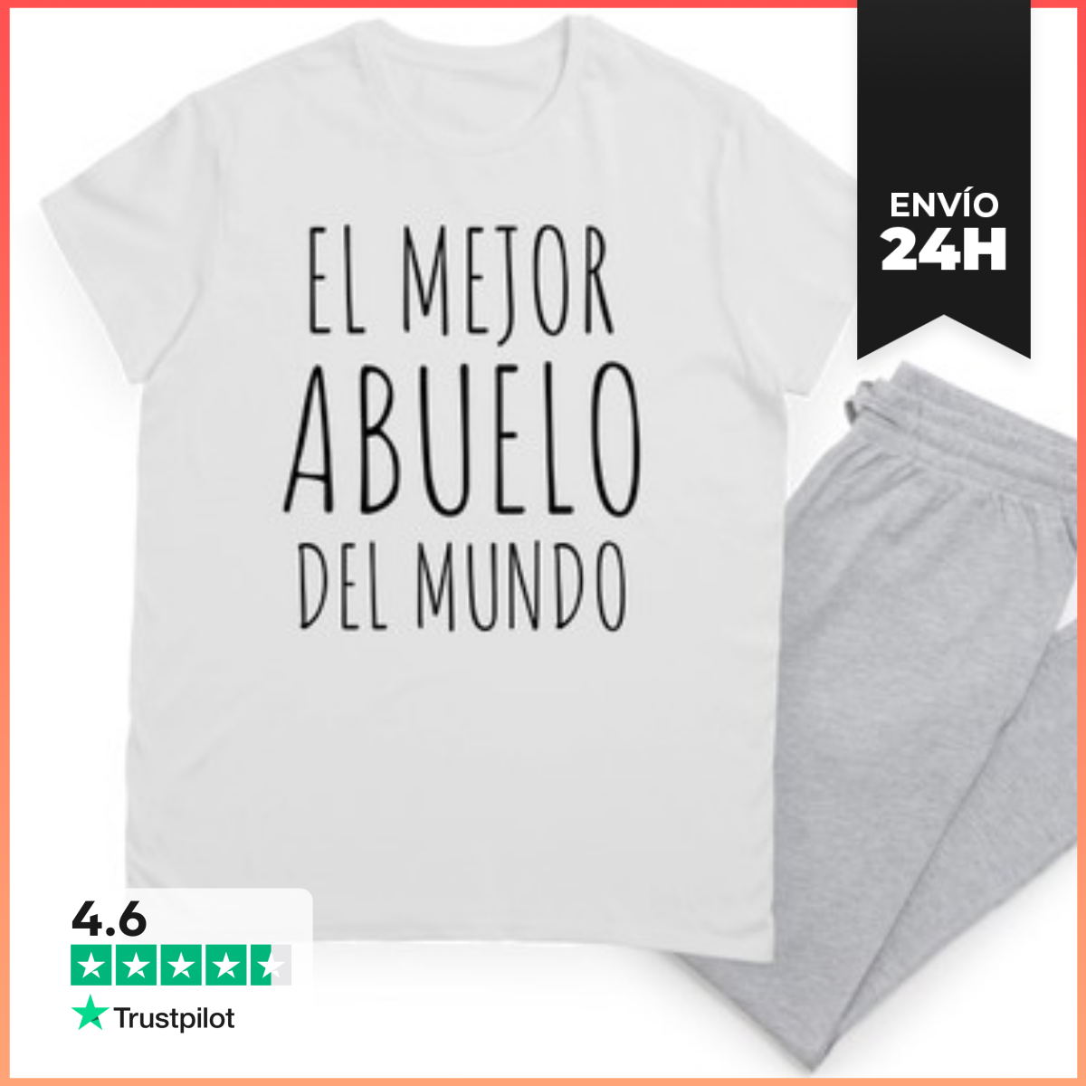 Pijama El Mejor Abuelo Del Mundo LaTostadora