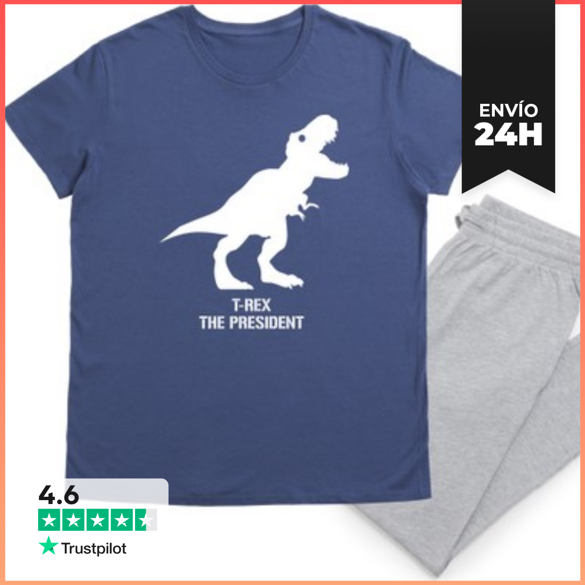 Pijama T -Rex El Presidente LaTostadora