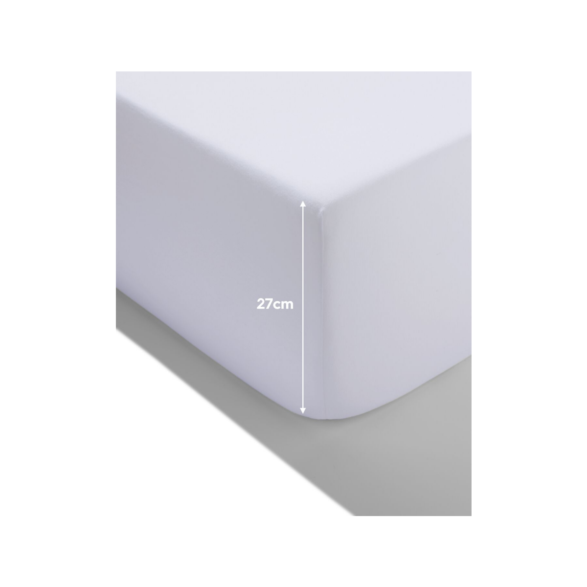 HEMA HEMA Hoeslaken 180x220cm Percal Wit (wit)