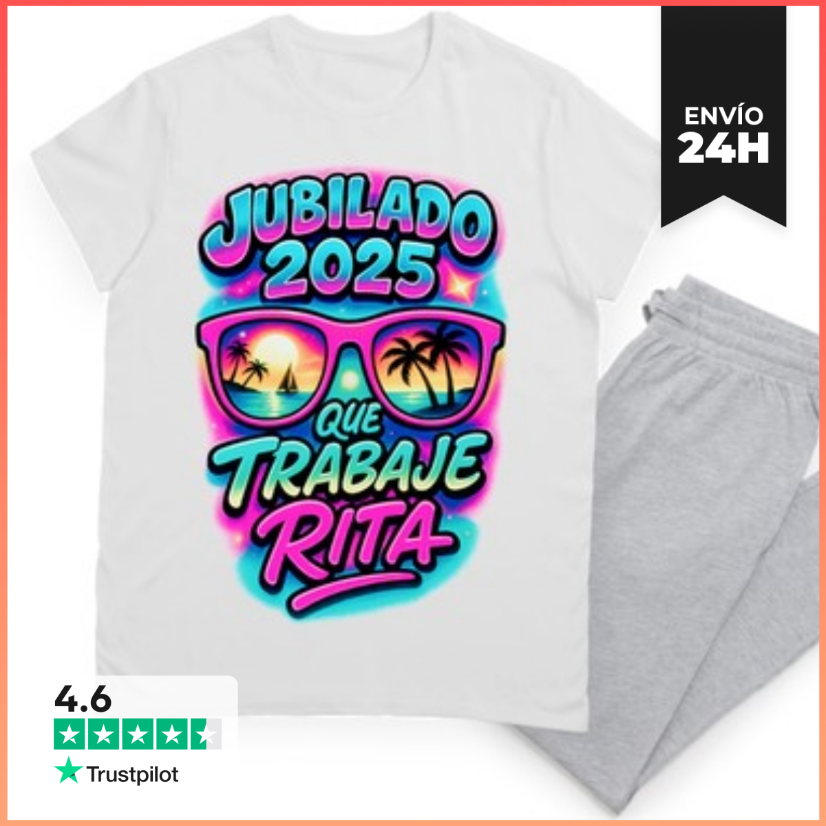 Pijama Jubilado 2025 Que Trabaje Rita Regalo Graffiti laTostadora