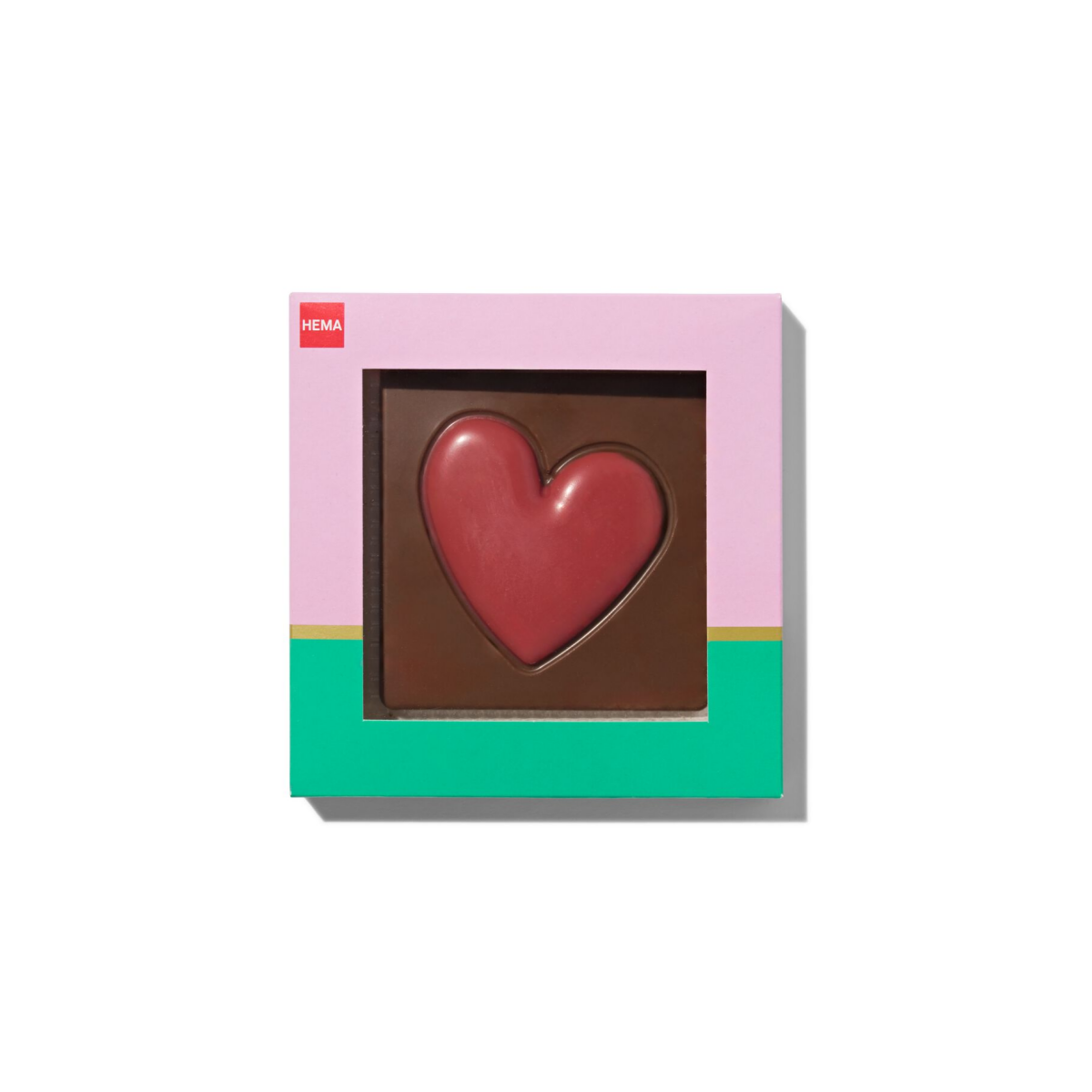 HEMA Chocolade tablet hart