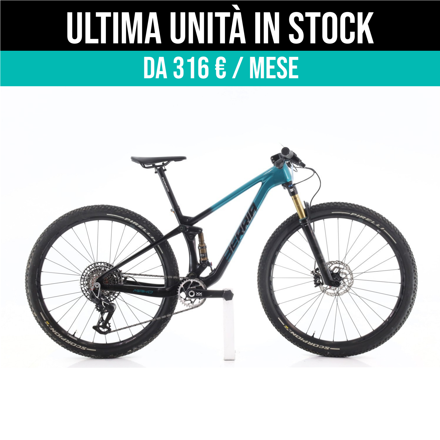 Berria Mako XX SL AXS taglia S Semi-nuova