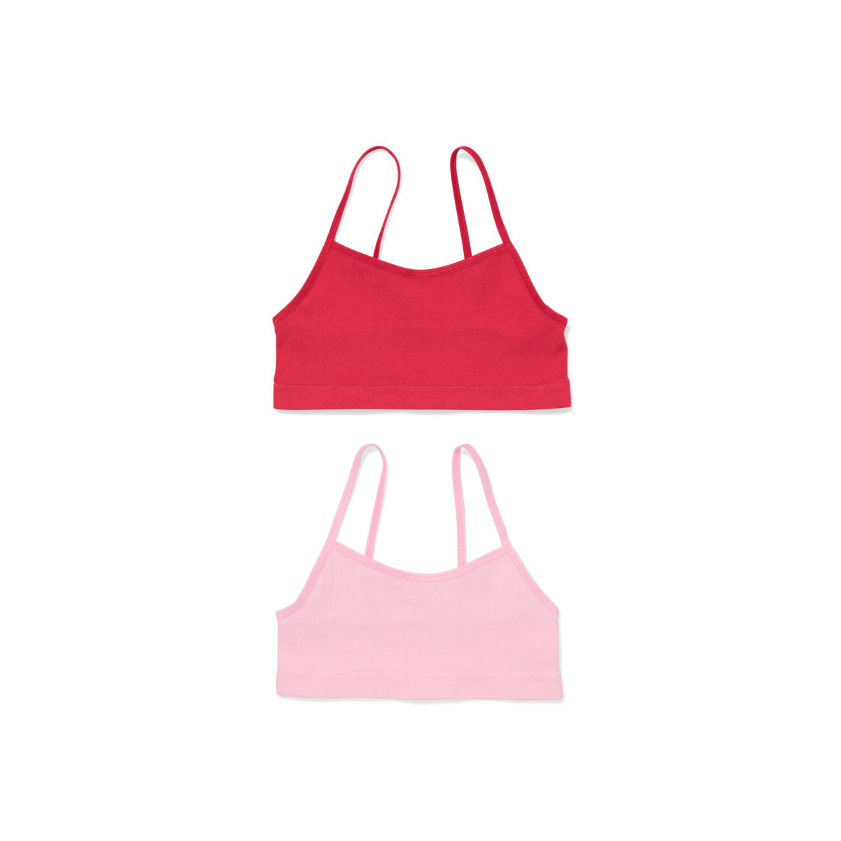 HEMA Kindertop naadloos - 2 stuks roze (roze)