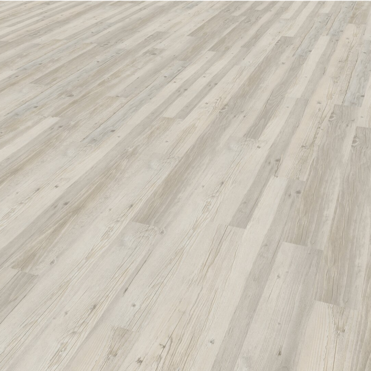 Lame de sol PVC effet bois auto-adhésive ceruse blanc vs Gerflor - 91.4 cm x 15.2 cm x 0.2 cm — vue 3