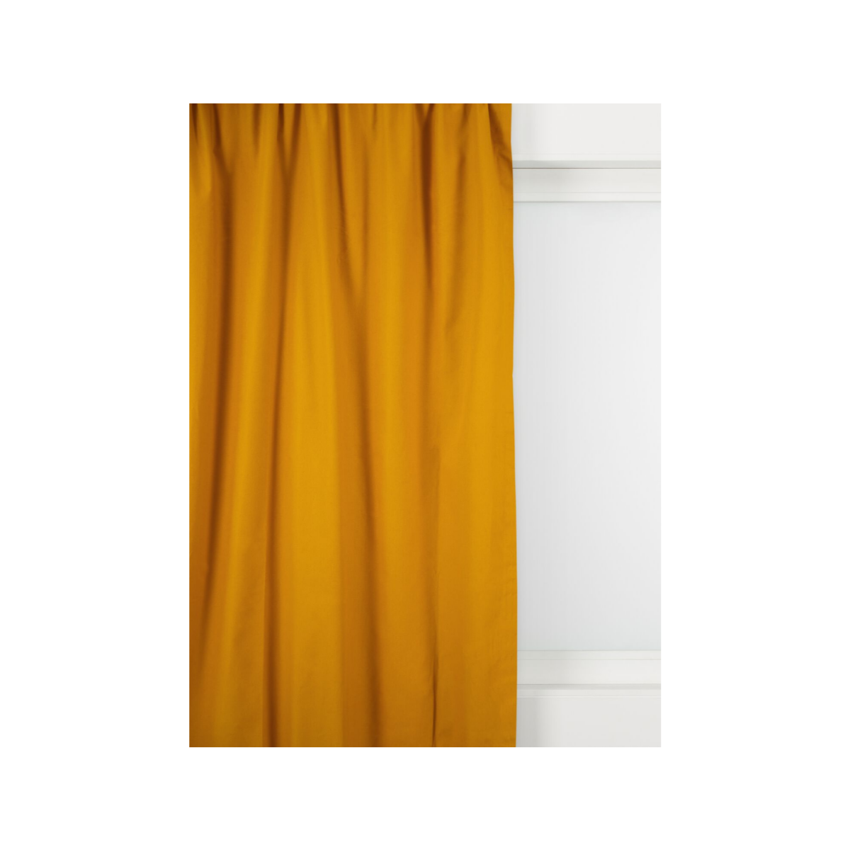 HEMA HEMA Kant En Klaar Gordijn Met Plooiband 140x270 (okergeel)