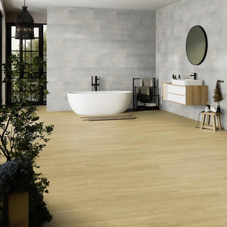Dalle murale PVC effet béton pose collée, pose clipsée 7915 Carina Gerflor - 65 cm x 37.5 cm x 0.5 cm — vue 3
