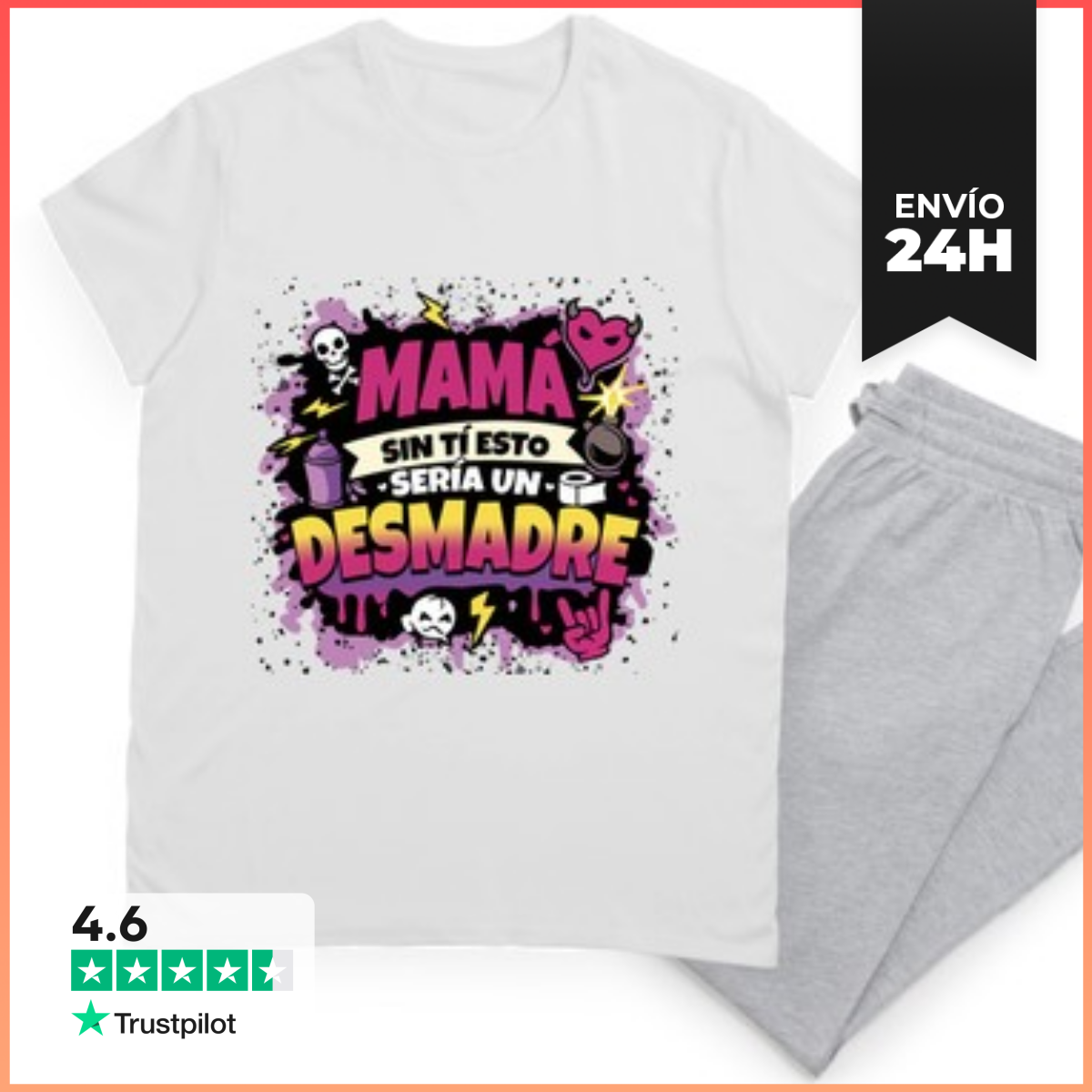Pijama Mamá Sin Tí Esto Sería Un Desmadre LaTostadora