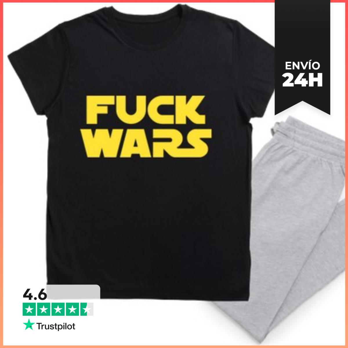 Pijama FUCK WARS Yellow LaTostadora