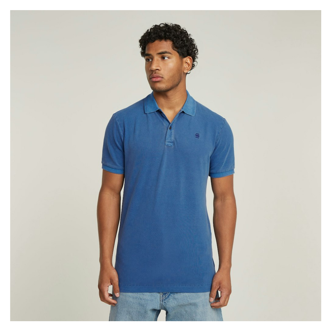 G-star Raw - Herren Poloshirt - Blau - Größe: L - bei Tara-M