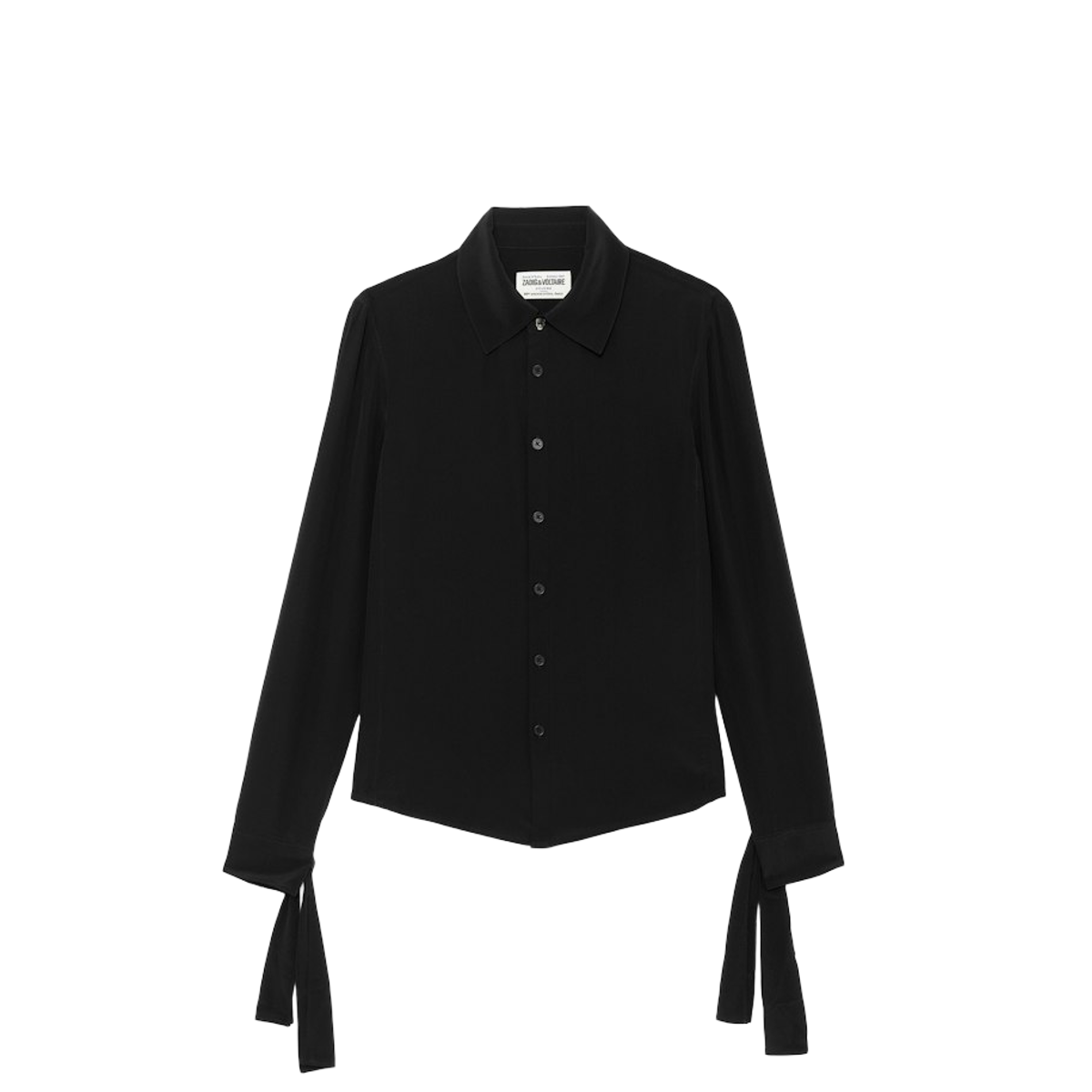 Zadig & Voltaire Donna Nero Camicia Turma 100% Seta