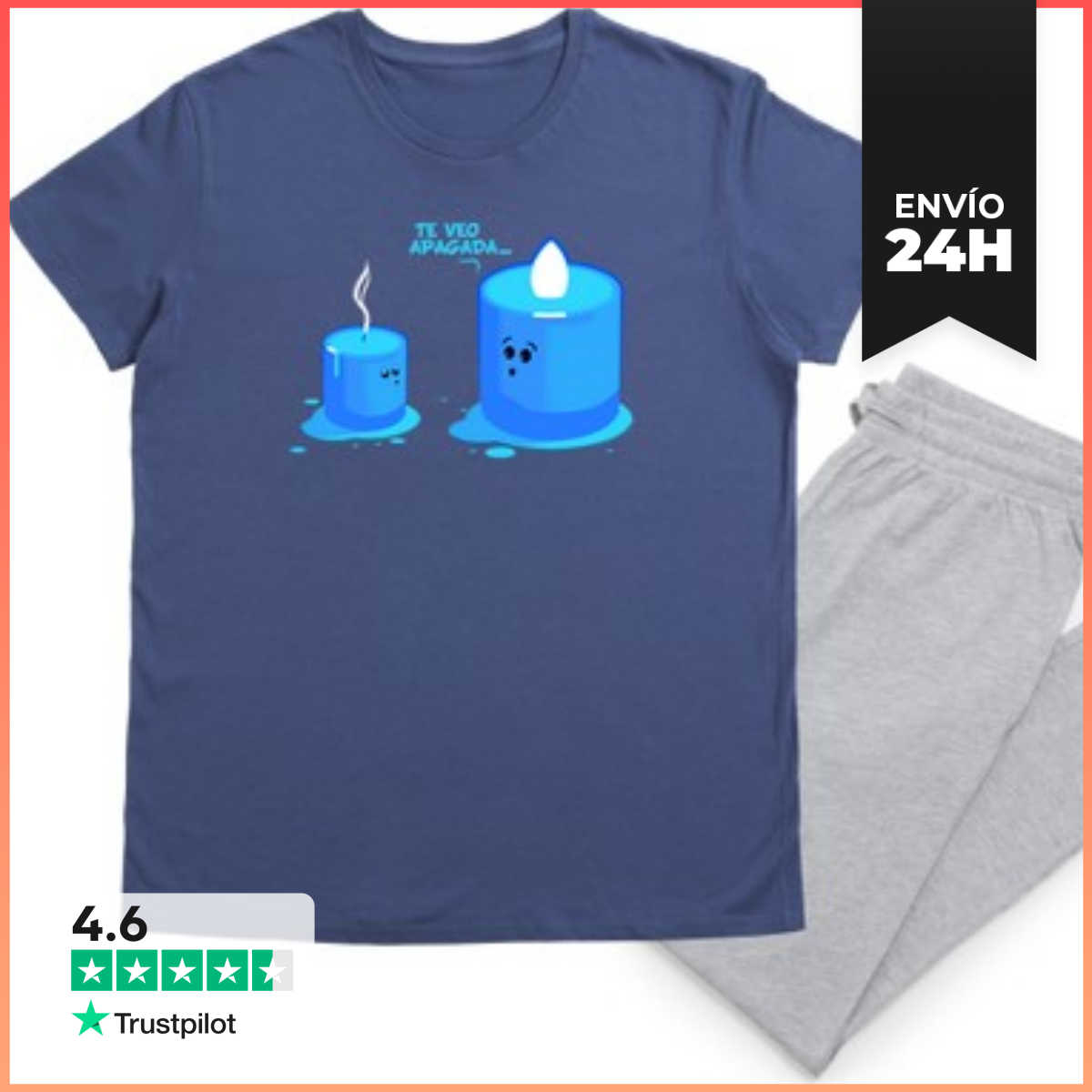 Pijama Te Veo Apagada LaTostadora
