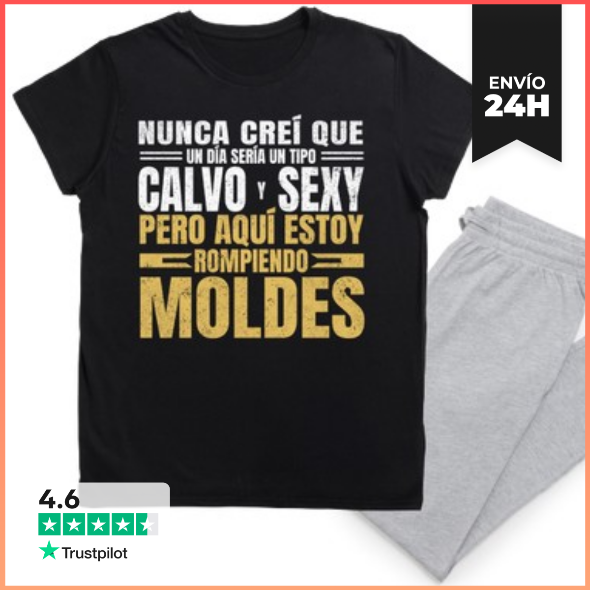 Pijama Calvo y Sexy con Humor regalo calvos laTostadora