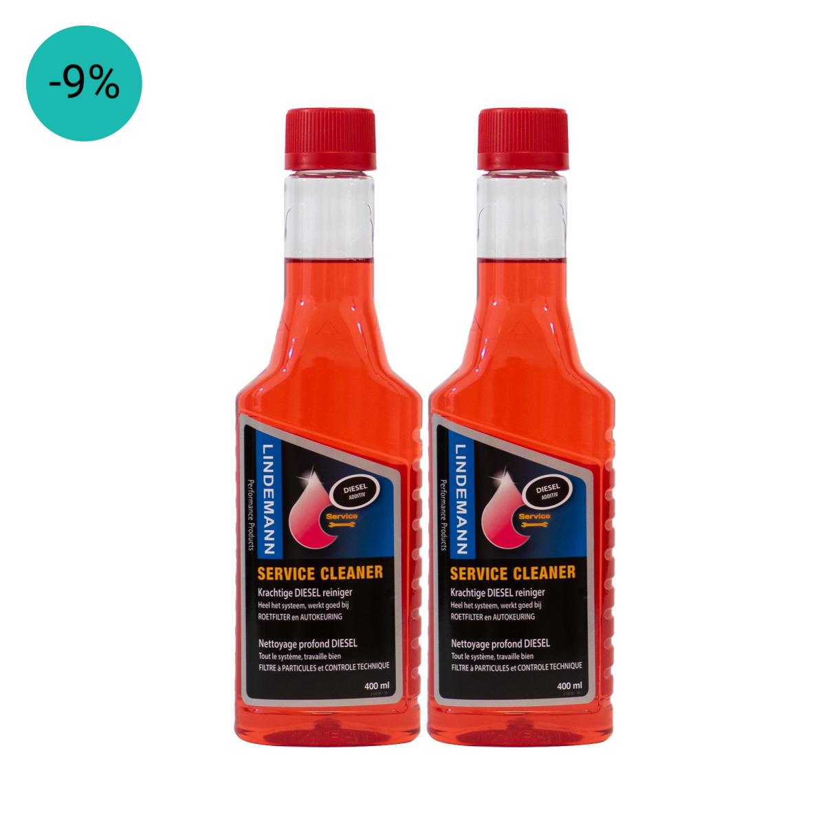 2-Pack Lindemann Service Cleaner Diesel | Auto Additieven | Brandstof additief | Dutch Performance Products