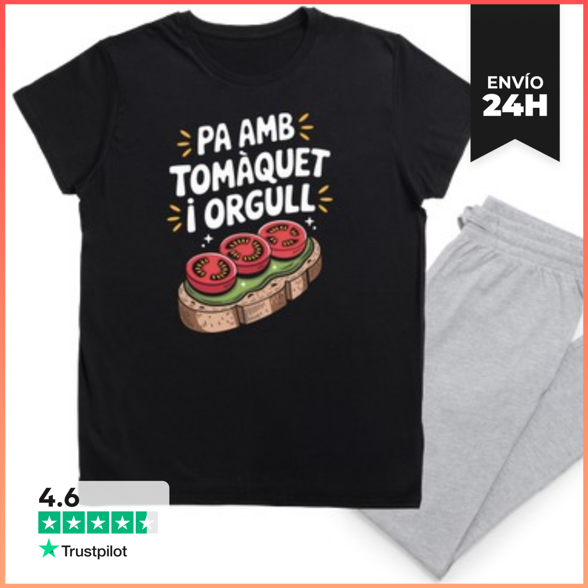 Pijama Pa amb tomàquet i orgull laTostadora