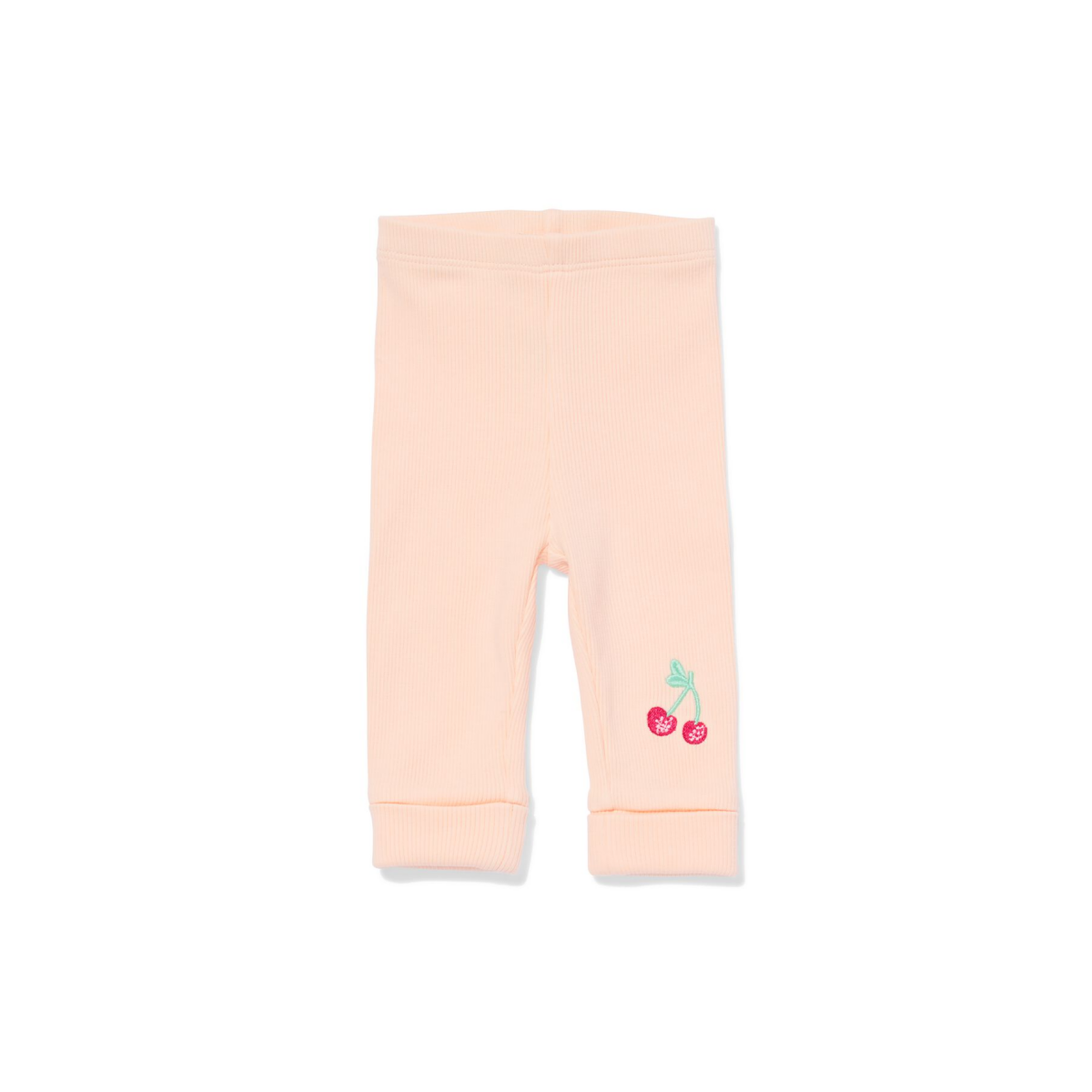 HEMA HEMA Newborn Meegroeilegging Rib Fruit Zalmroze (zalmroze)