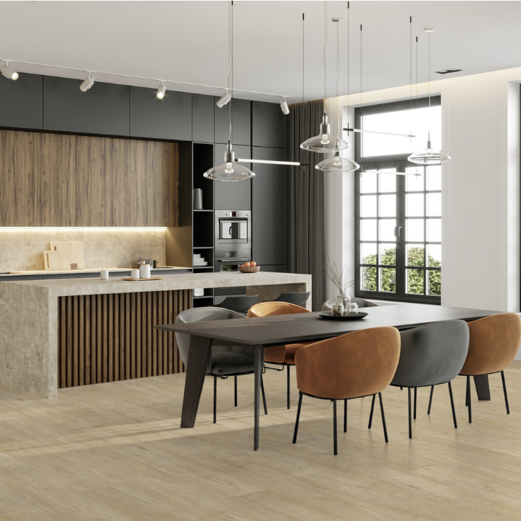 Rouleau 4m de sol PVC effet bois pose libre otelo golden Gerflor - 2500 cm x 400 cm x 0.29 cm