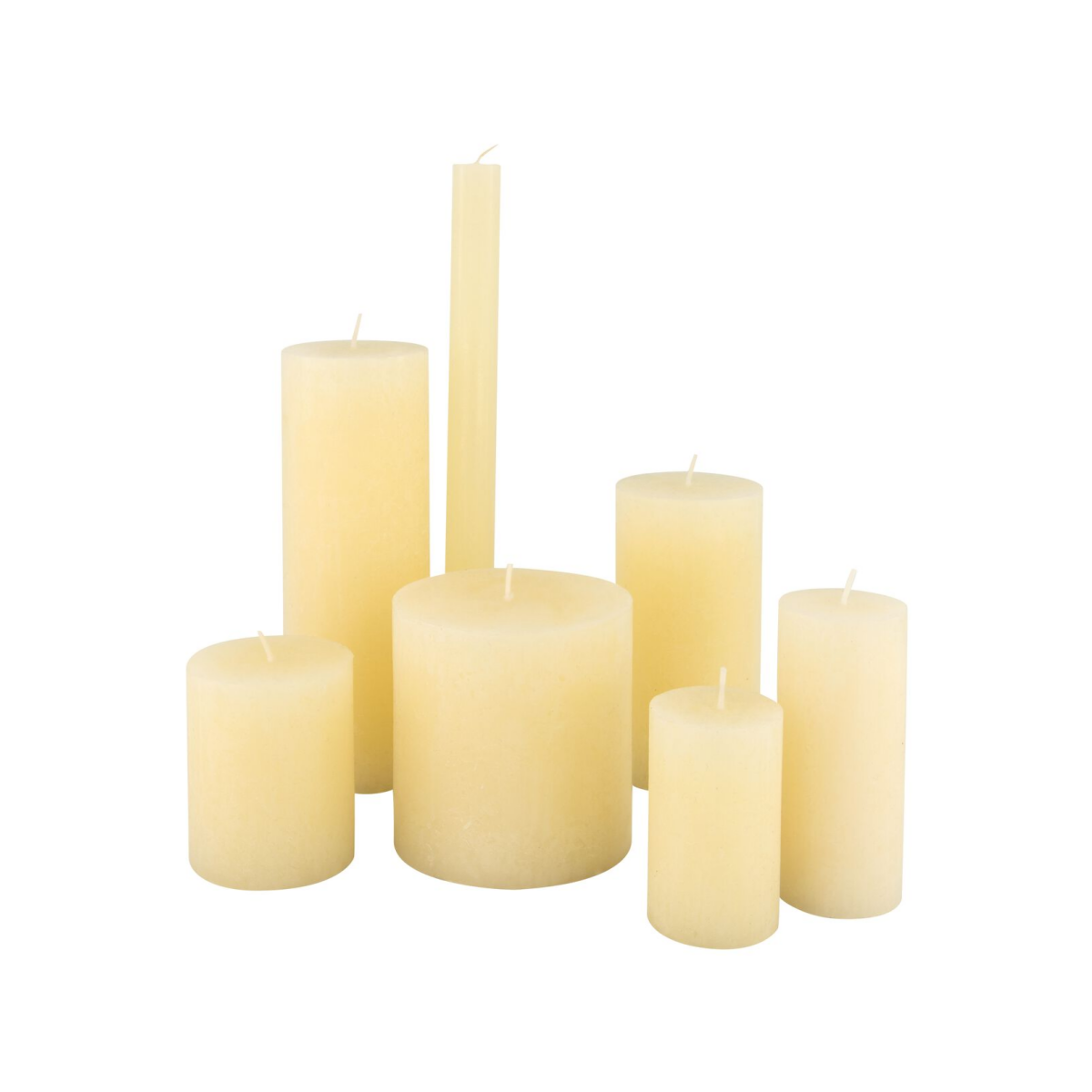 HEMA Rustieke kaarsen ivoor (ivoor)