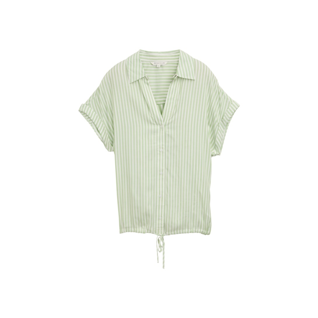 Tom Tailor Loose Fit Bluse Streifenmuster Viskose Bunt