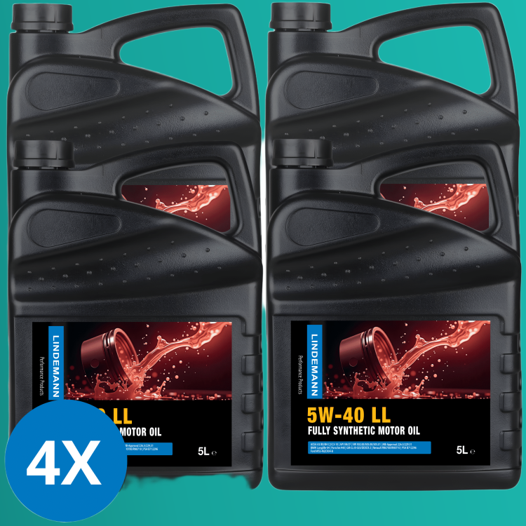 Lindemann Motorolie 5W-40 LL 5L - Doos 4x5L | DPP | Vehicle Motor Oil | DPP Shop