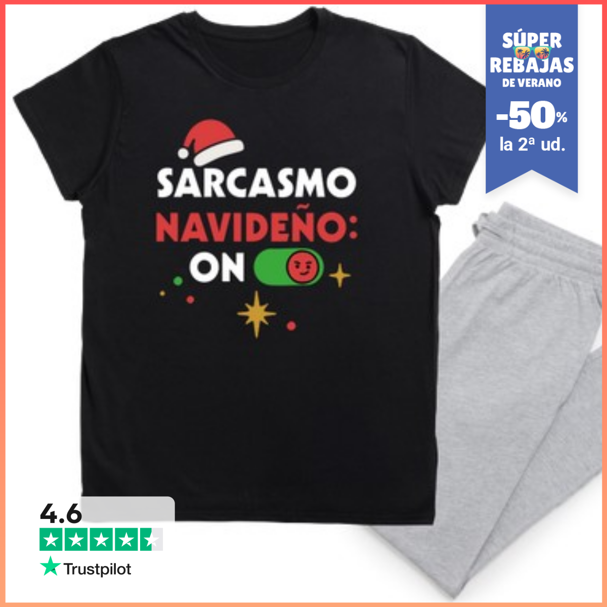 Pijama SARCASMO NAVIDEÑO LaTostadora