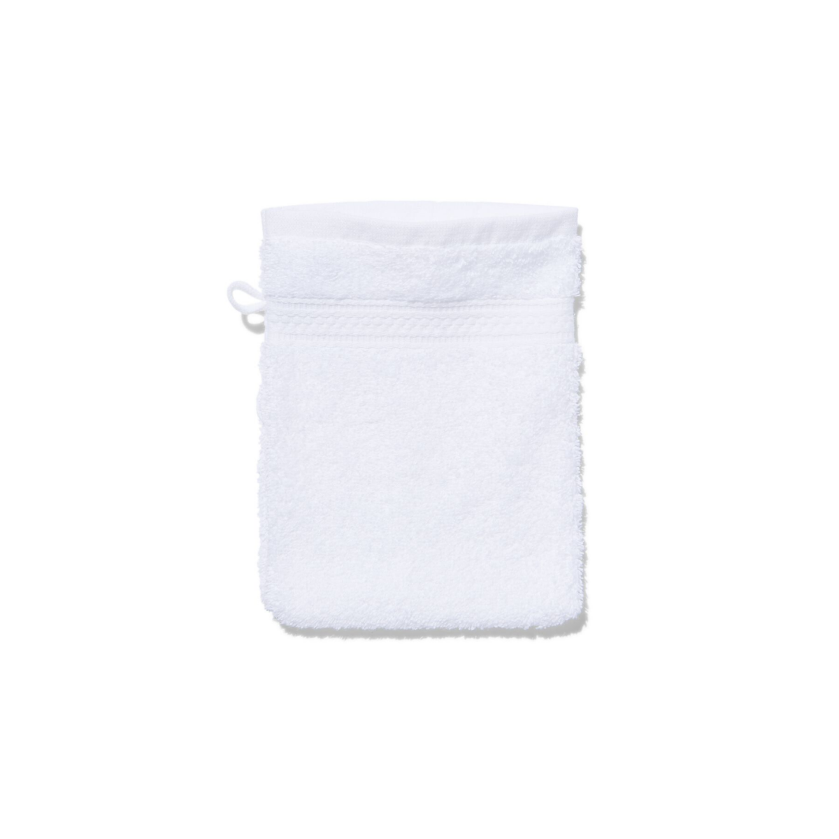 HEMA HEMA Washand - Zware Kwaliteit - Wit Uni (wit)