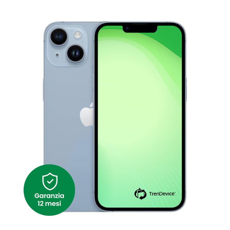 iPhone 14 Plus 256 GB Blu Sim Card (include slot sim) A Ricondizionato