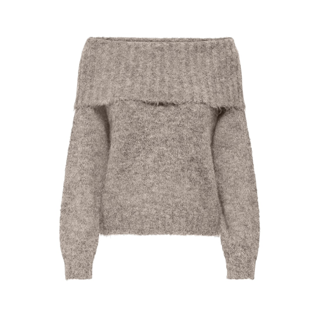 Only Pullover Off Shoulder Polyester-Polyacryl-Nylon-Wolle-Esla String