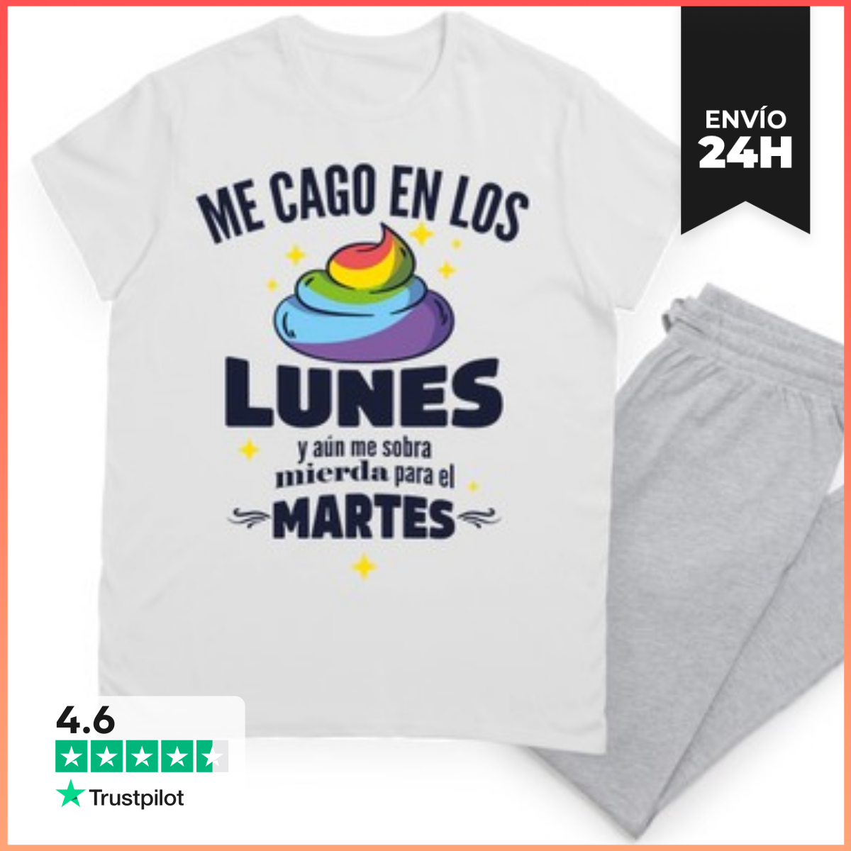 Pijama Me Cago En Los Lunes laTostadora