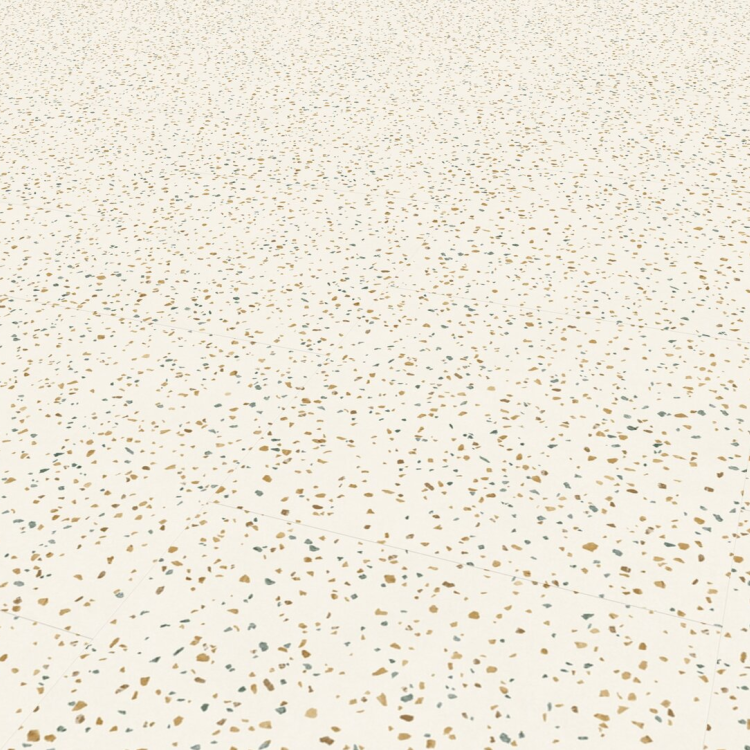 Dalle carrée de sol PVC effet terrazzo prête à poser felizia azure Gerflor - 61 cm x 61 cm x 0.35 cm — vue 3