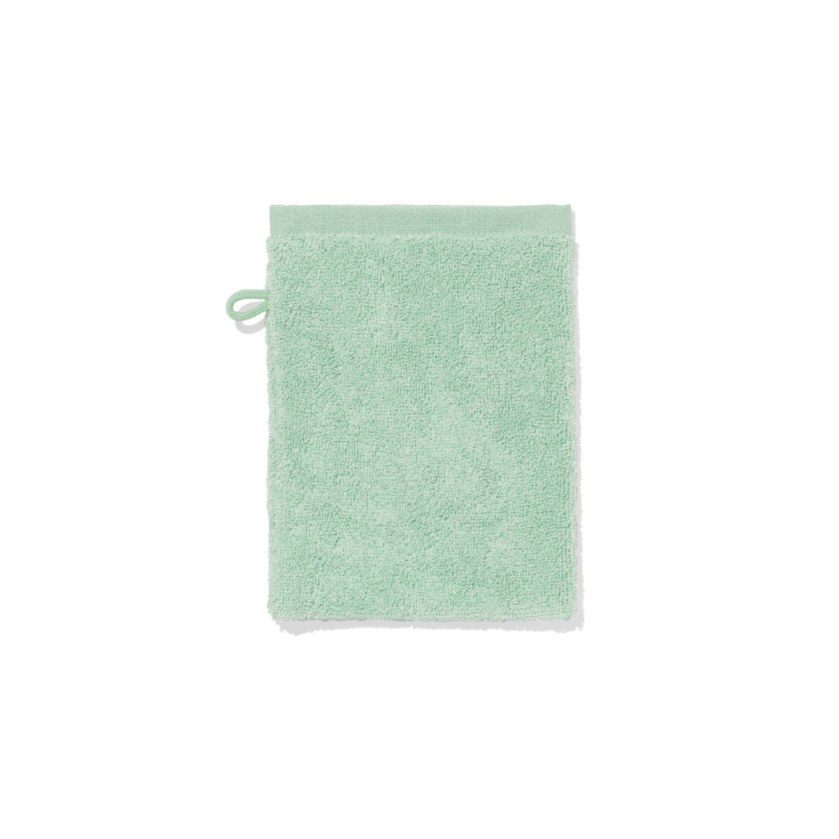 HEMA HEMA Washand 16x21cm Zware Kwaliteit Gemêleerd Groen (groen)