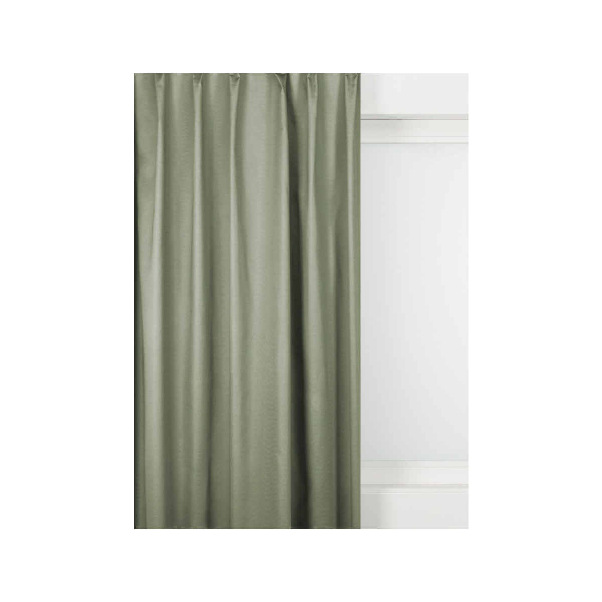 HEMA HEMA Gordijnstof Amsterdam Verduisterend Legergroen (legergroen)