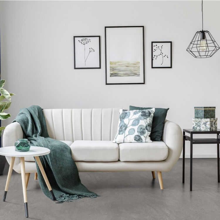 Dalle rectangulaire de sol PVC effet pierre clipsable tuscan Gerflor - 60.2 cm x 29.8 cm x 0.34 cm