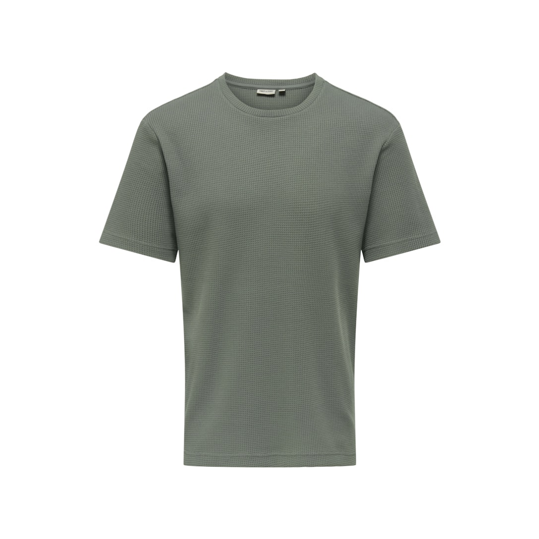 Only & Sons - Herren T-Shirt - Grau - Größe: M - bei Tara-M